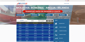 International vehicle routes, ads website - Rutiera